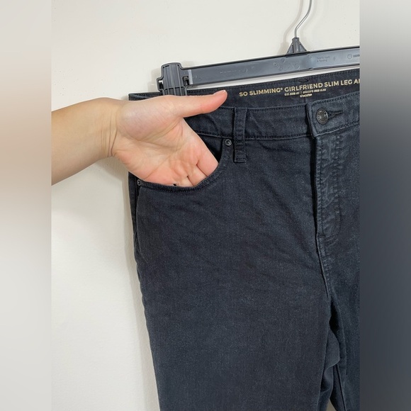 SO SLIMMING Girlfriend Ankle Jeans Cotton Size 6R - Picture 6 of 15